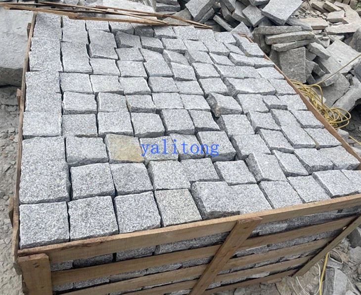 Batu Cobble Abu -abu