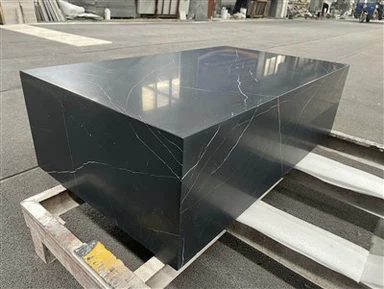 Meja Kopi Marmer Nero Marquina
