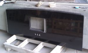 Cina Black Granite Bowed Vanity Tops