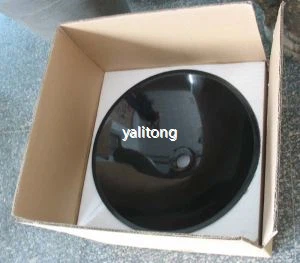 Bak Cuci Piring Granit Hitam Oval