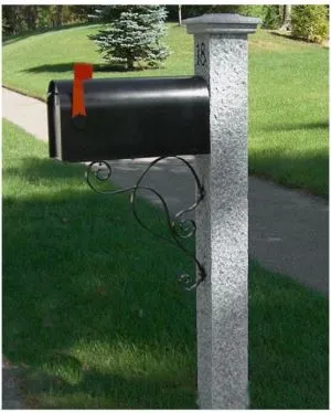 China Granite Mailbox Post