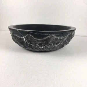 Tenggelam Seni Marmer Marquina Hitam