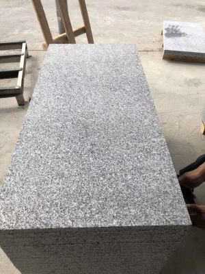 Dark Grey Granite Tiles Flamed Floor