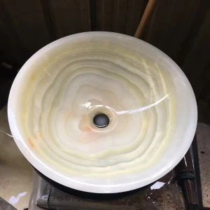 Wastafel Kamar Mandi Batu Onyx