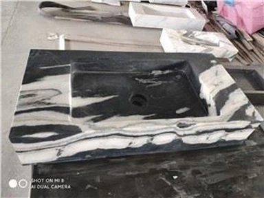 Kamar Mandi Panda White Marble Tenggelam