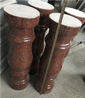 Rakitan Pagar Baluster Granit Merah