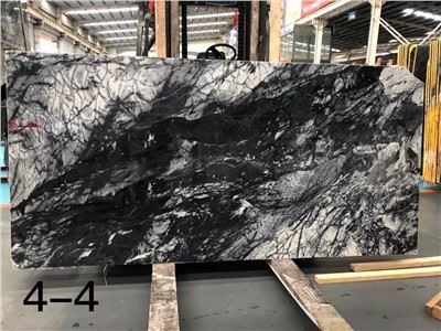 Kamar Mandi Slab Marmer Abu-abu Gelap Hilton Italia